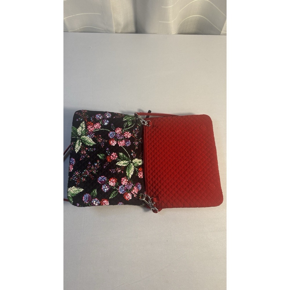 Vera Bradley Winter Berry Custom Two Iconic Crossbody Bags Wristlet 3-Way RDID - Picture 3 of 10